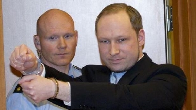 Behring Breivik, inculpat pentru terorism și omoruri cu premeditare