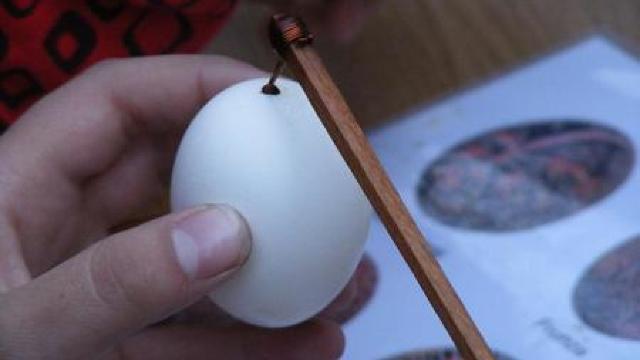 Studenți ai Universității Pedagogice „Ion Creangă” învață meșteșugul ouălor