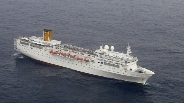 Nava de croazieră italiană Costa Allegra a acostat în Insulele Seychelles
