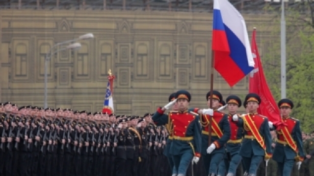 Paradă militară la Moscova dedicată Zilei Victoriei