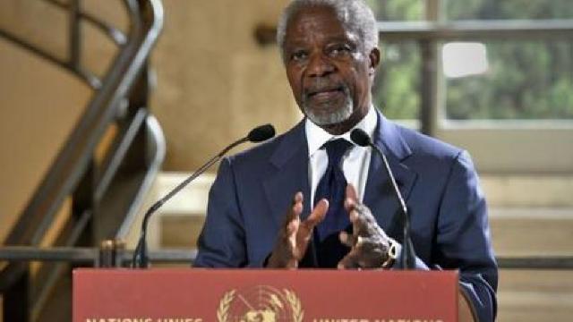 Kofi Annan va discuta cu Bashar al Assad situația din Siria