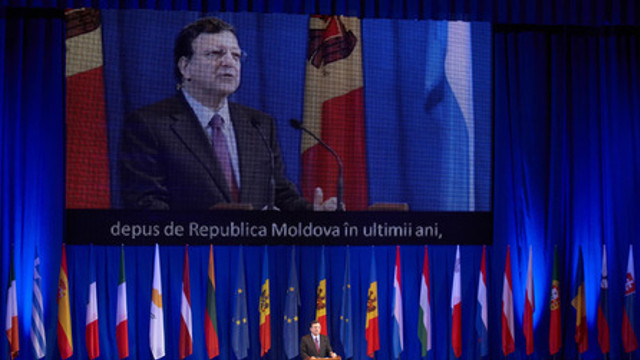 Jose Manuel Barroso a ținut un discurs la Palatul Național