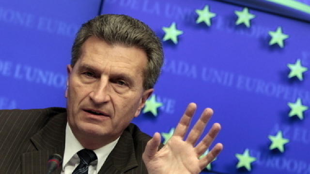 Günther Oettinger a acceptat invitația lui Leancă