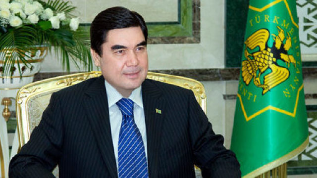 Președintele Turkmenistanului, Gurbangulî Berdîmuhamedov, la Chișinău