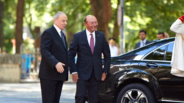 Traian Băsescu a ajuns la Chișinău