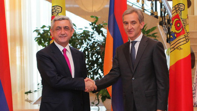 Iurie Leancă a avut o întrevedere cu președintele Armeniei, Serzh Sargsyan