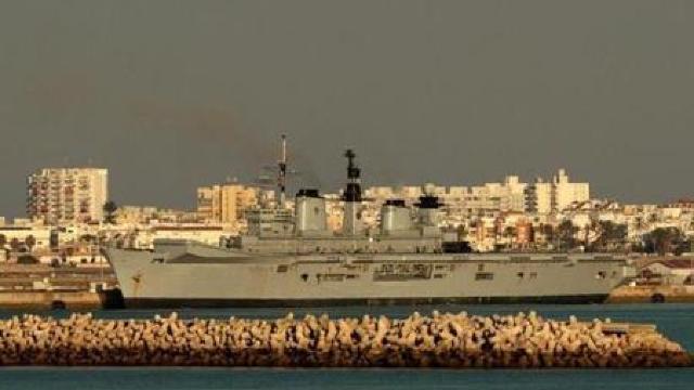 Nave de război britanice au ajuns în zona portului Gibraltar