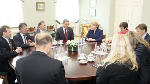Igor Corman a avut o întrevedere cu Dalia Grybauskaitè, Algirdas Butkevičius și Linas Linkevičius