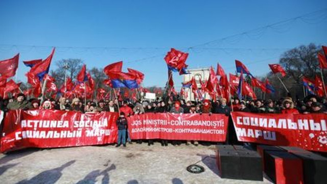 PCRM cere demisia guvernării și organizează acțiuni de protest în toată țara