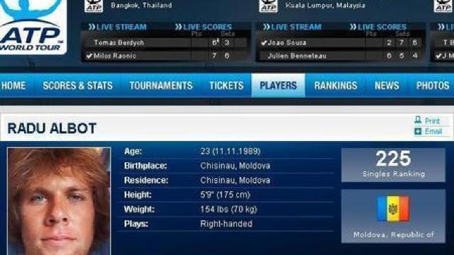 Radu Albot s-a impus la ATP Challenger de la Fergana
