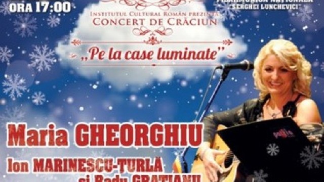 Concerte cu colinde de Crăciun, organizate de ICR Chișinău