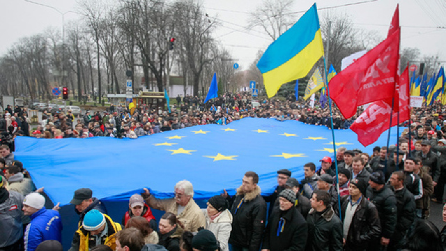 Ucraina: Proteste în fața Ministerului de Interne de la Kiev