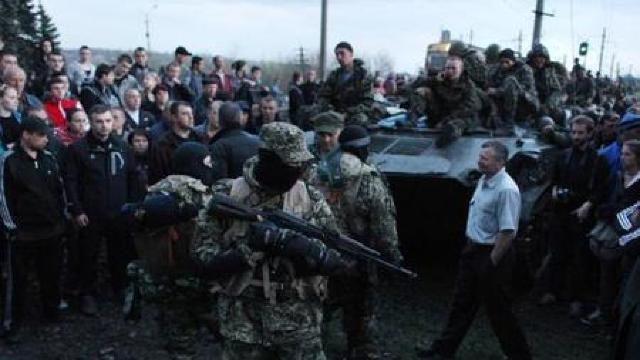 Ucraina: 13 orașe se află sub controlul separatiștilor