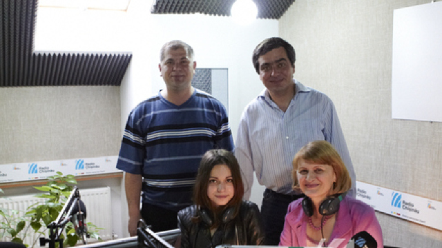 Marcel Cătălin și Nicoleta Dascăl la Radio Chișinău