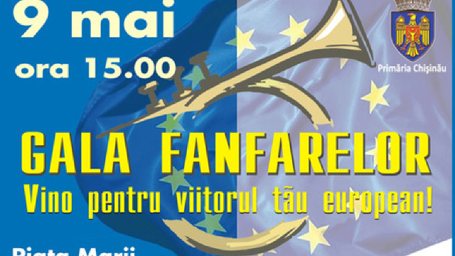 De Ziua Europei, la Chișinău va avea loc parada fanfarelor