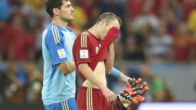 Spania, eliminată de la Cupa Mondială din Brazilia 