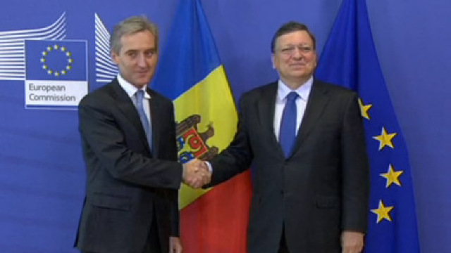 Jose Manuel Barroso și Iurie Leancă, conferință de presă comună la Chișinău