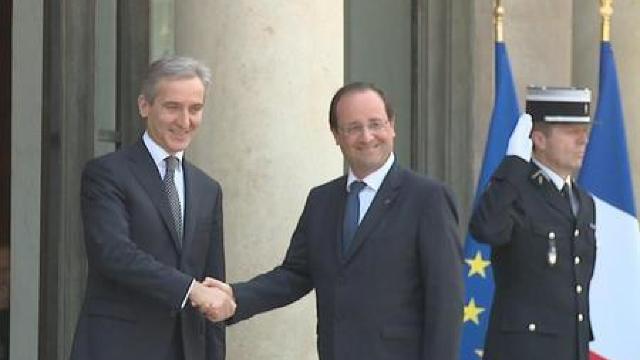 Iurie Leancă a avut o întrevedere cu François Hollande
