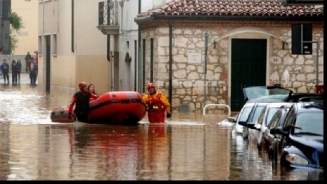 Nordul Italiei a fost inundat în urma unei furtuni puternice 