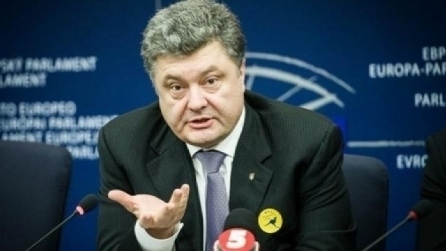 Președintele ucrainean, Petro Poroșenko: 
