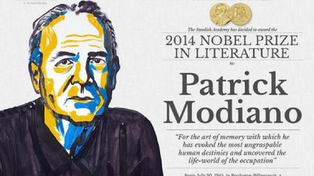 Premiul Nobel pentru literatură acordat lui Patrick Modiano