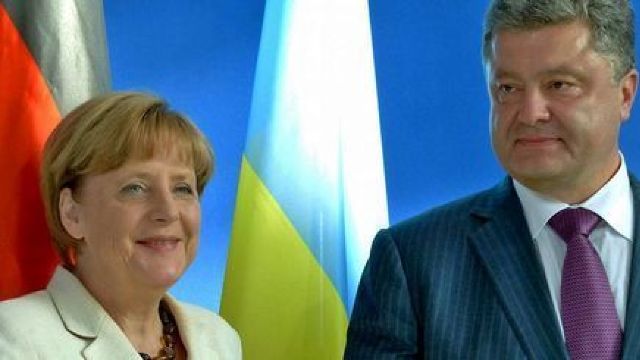 Merkel sare în ajutorul Ucrainei