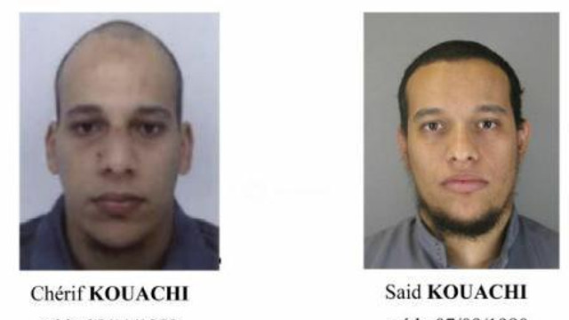 Cei doi suspecți în masacrul din sediul redacției Charlie Hebdo sunt încă în libertate