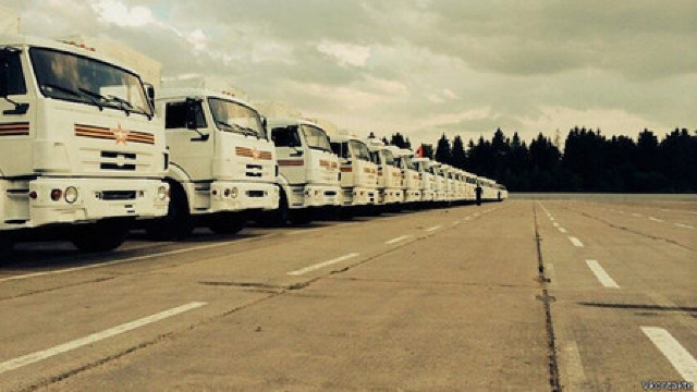 Moscova a trimis un nou convoi 'umanitar' pentru populația din Donbas