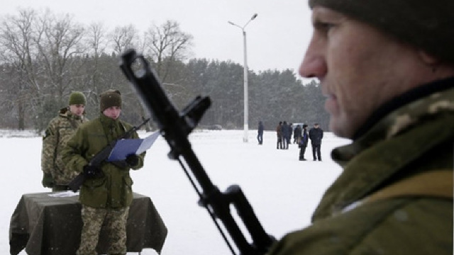 RĂZBOI în Ucraina. Militari din Lvov depun jurământul (FOTO)