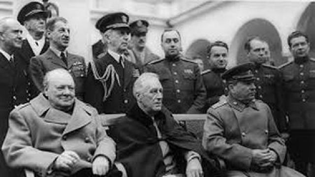Conferința de la Yalta, în 1945