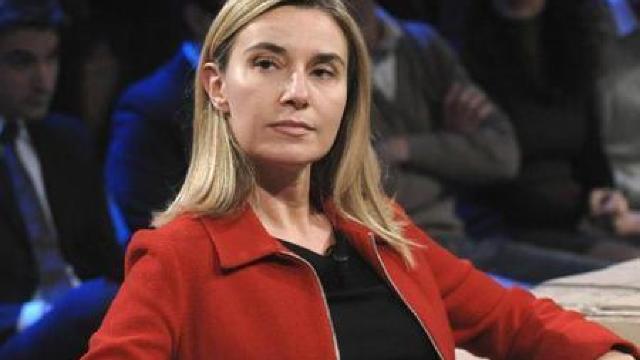 Federica Mogherini în vizită la președintele Cubei