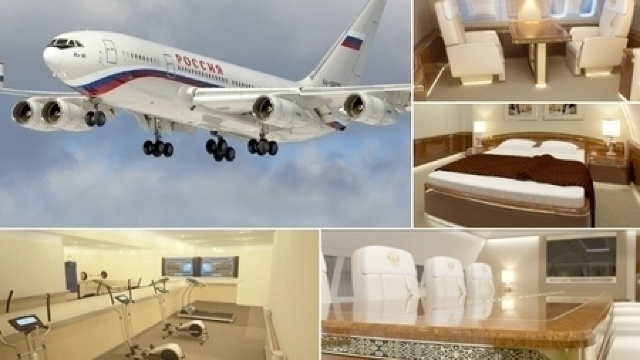 Cum arată avionul lui Vladimir Putin (FOTO)