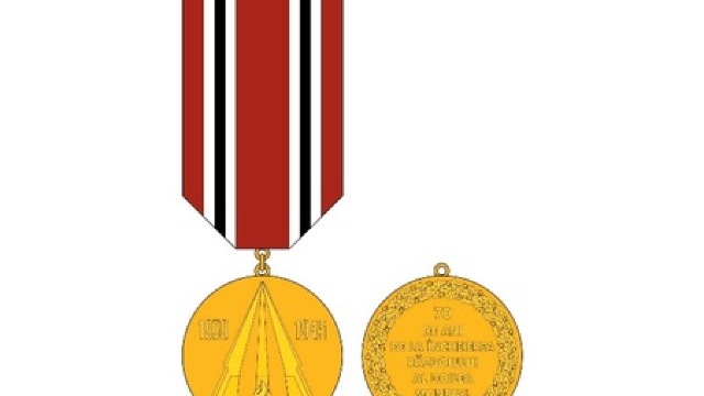 Medalii: ”70 de ani de la victoria asupra fascismului în cel de-al Doilea Război Mondial”