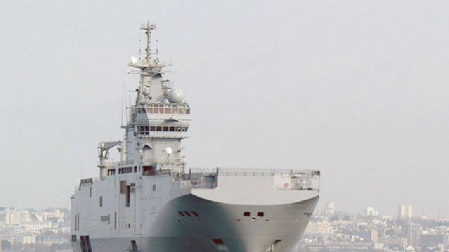 Franța ar putea scufunda navele Mistral construite pentru Rusia 