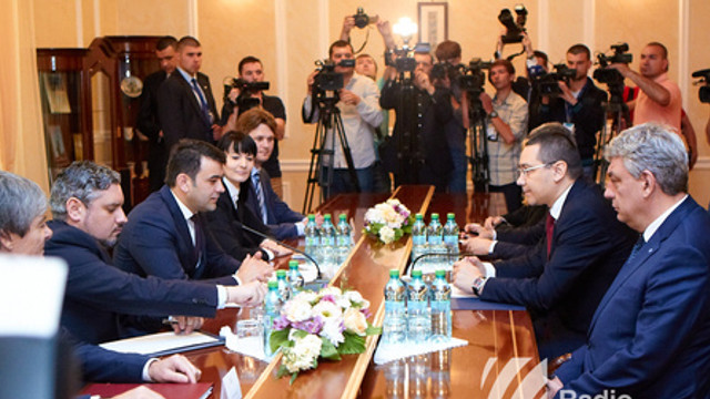 Chiril Gaburici și Victor Ponta au semnat un memorandum 