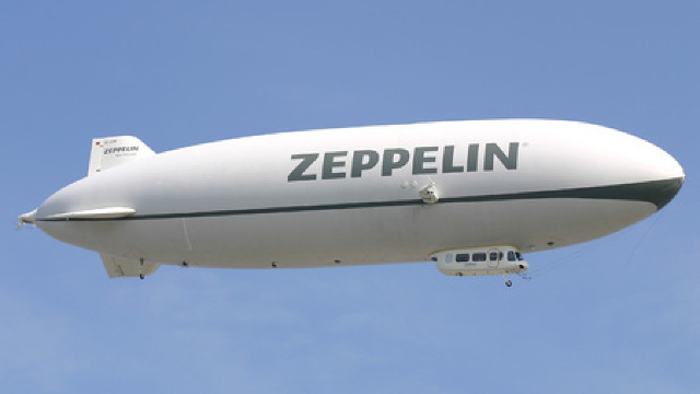În zbor fără un Zeppelin