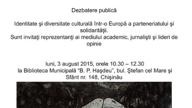 Dezbatere culturală  “Conexiuni culturale europene”.