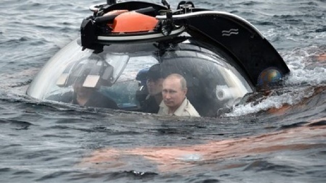 Putin s-a scufundat  în Marea Neagră (VIDEO)