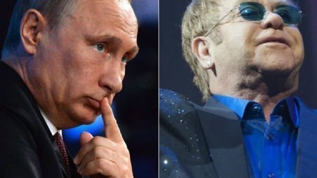 Putin l-a sunat pe Elton John și, de data asta, NU a fost o FARSĂ