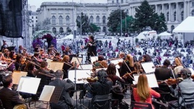 Orchestra Națională Radio România deschide Piața Festivalului George Enescu