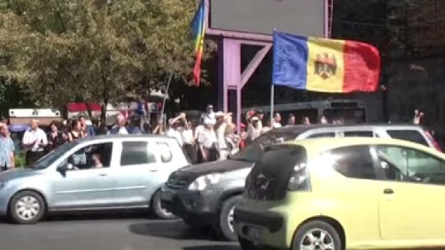 Marșul automobilistic în Chișinău