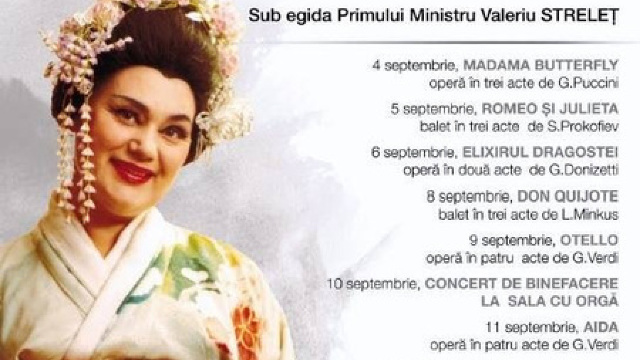 Festivalul internațional de Operă și Balet: 80 de ani de la nașterea Mariei Bieșu