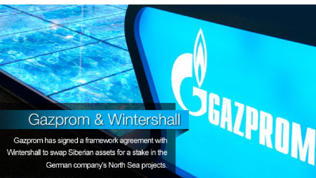 Gazprom și Wintershall au finalizat schimbul de active