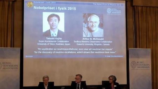 Premiul Nobel pentru fizică, obținut de Takaaki Kajita și Arthur B.McDonald