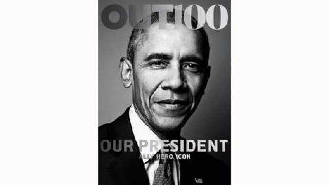 Barack Obama, pe coperta revistei 'Out' - o premieră pentru un președinte american