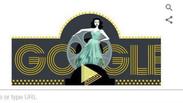 Google marchează 101 ani de la nașterea actriței și inventatoarei Hedy Lamarr