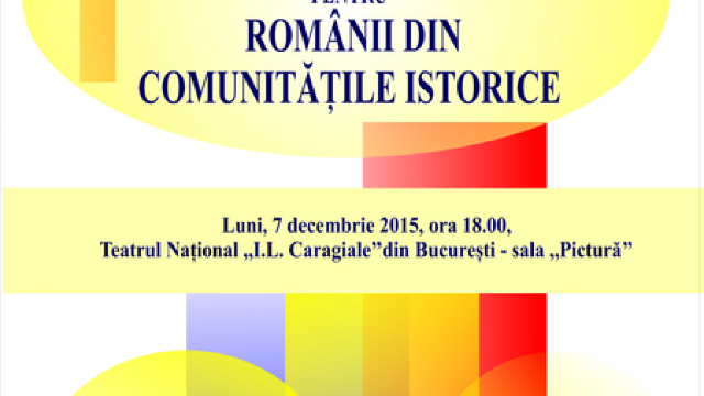 Gala premiilor de excelență pentru etnicii români din comunitățile istorice