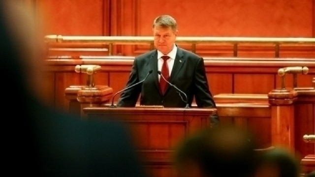 Discursul lui Klaus Iohannis în Parlament, la un an de mandat