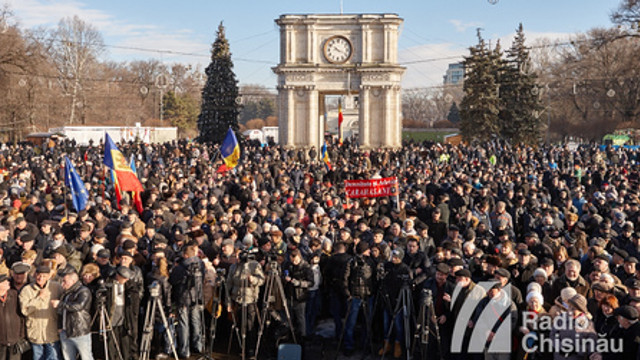 Noi proteste împotriva desemnării lui Plahotniuc la funcția de premier