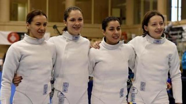Aur pentru echipa feminină de spadă a României 